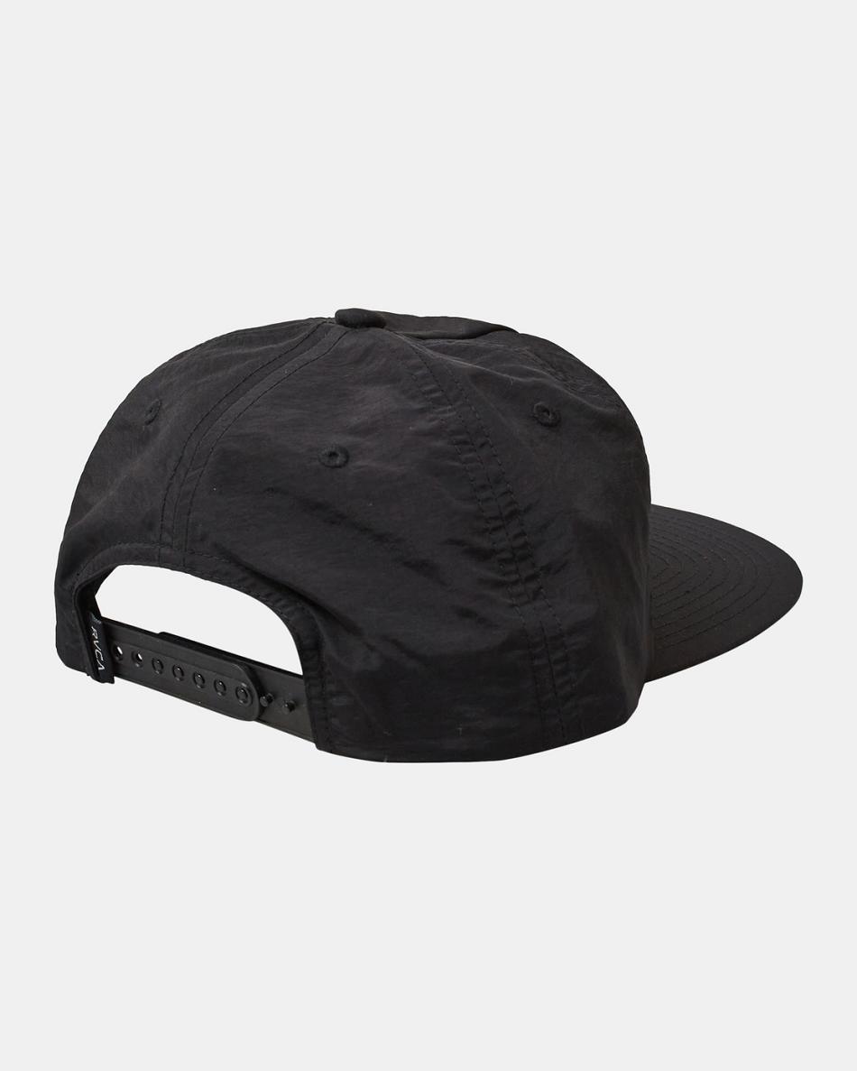 Sombreros Rvca Ground Cover Snapback Hombre Negras | LCOTR34643