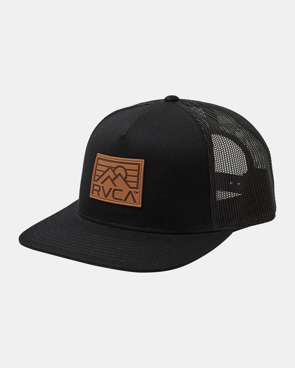 Sombreros Rvca Horizon Ind Trucker Hombre Negras | UCOTG37751