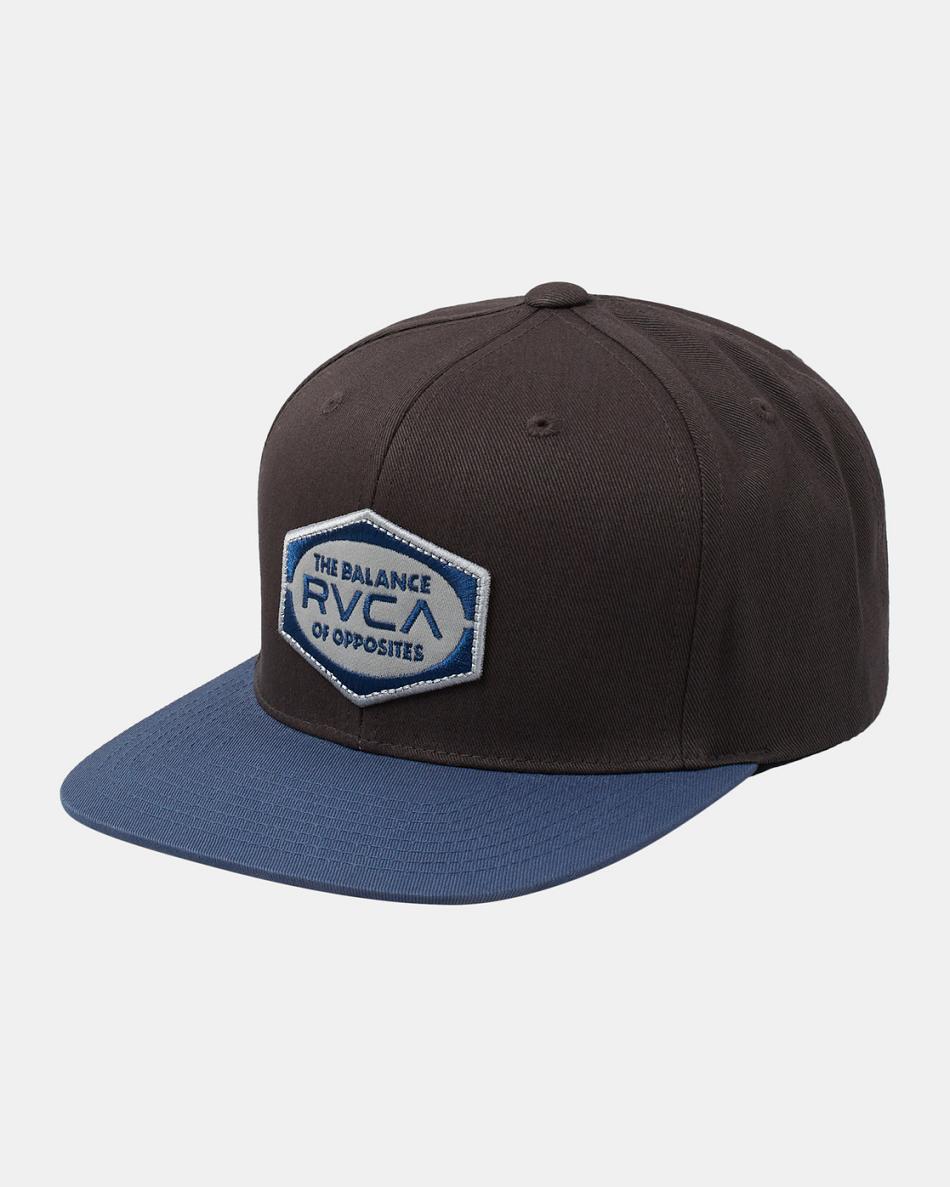 Sombreros Rvca Industrial Snapback Hombre Negras | MCOFT91994