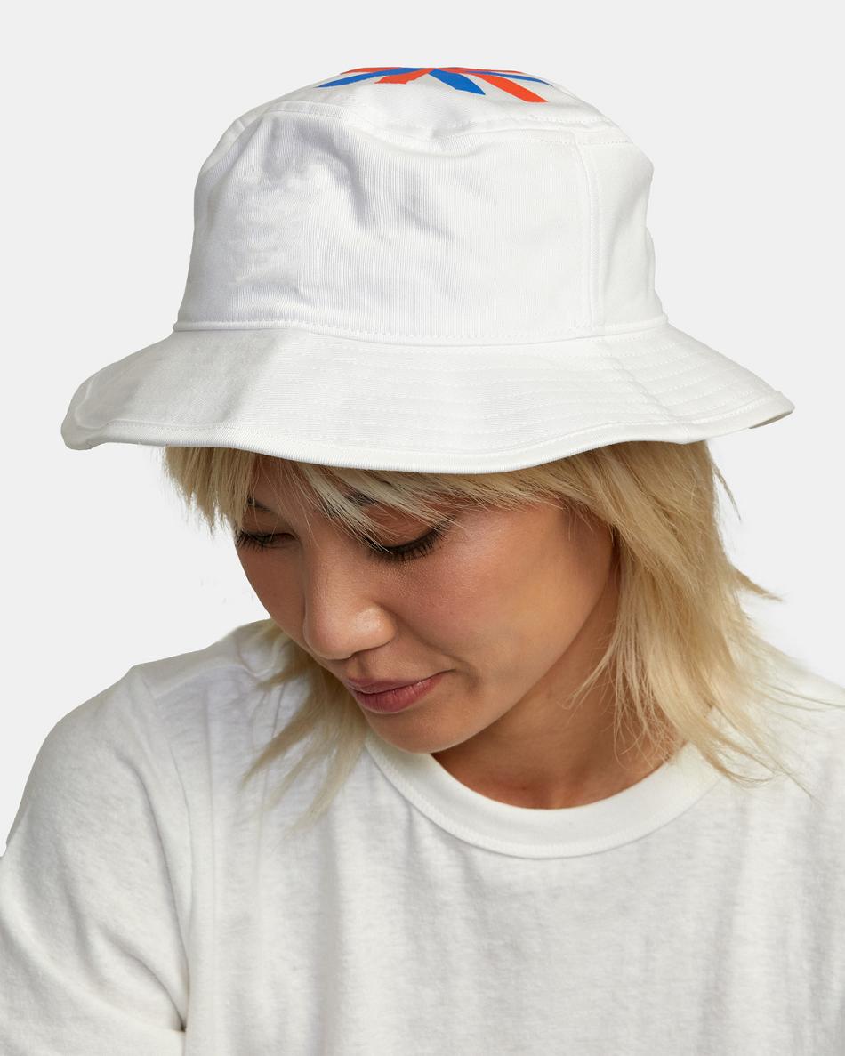 Sombreros Rvca Jesse Brown Bucket Mujer Blancas | COJVR51879