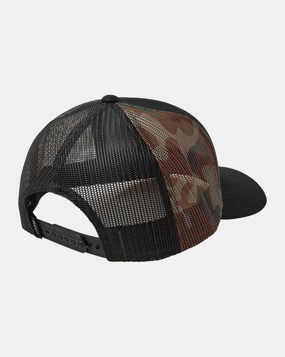 Sombreros Rvca Mission Trucker Hombre Negras | ZCOMJ85282