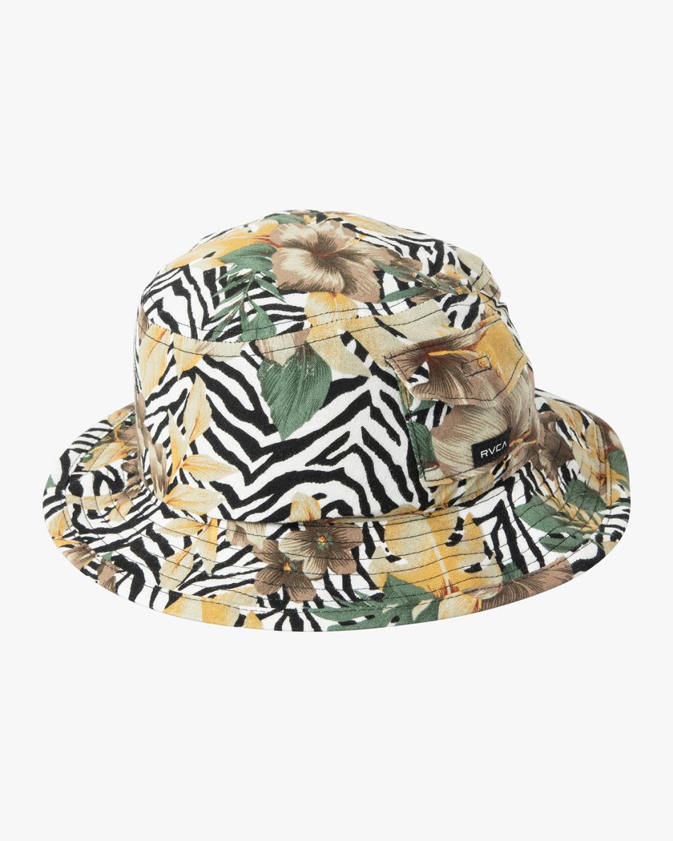 Sombreros Rvca Seasons Bucket Hombre Natural | YCOGT10692