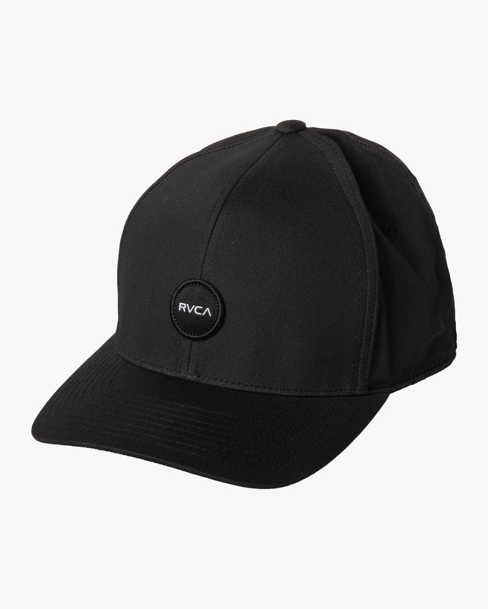 Sombreros Rvca Seasons Flexfit Hombre Negras | COCVG74061