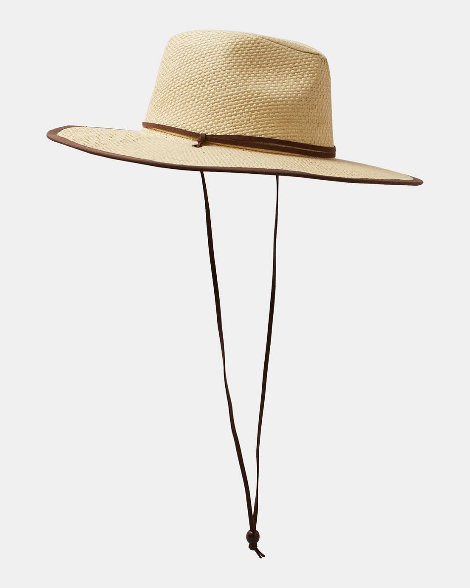 Sombreros Rvca Straw Hombre Marrones Claro | COXMI52948