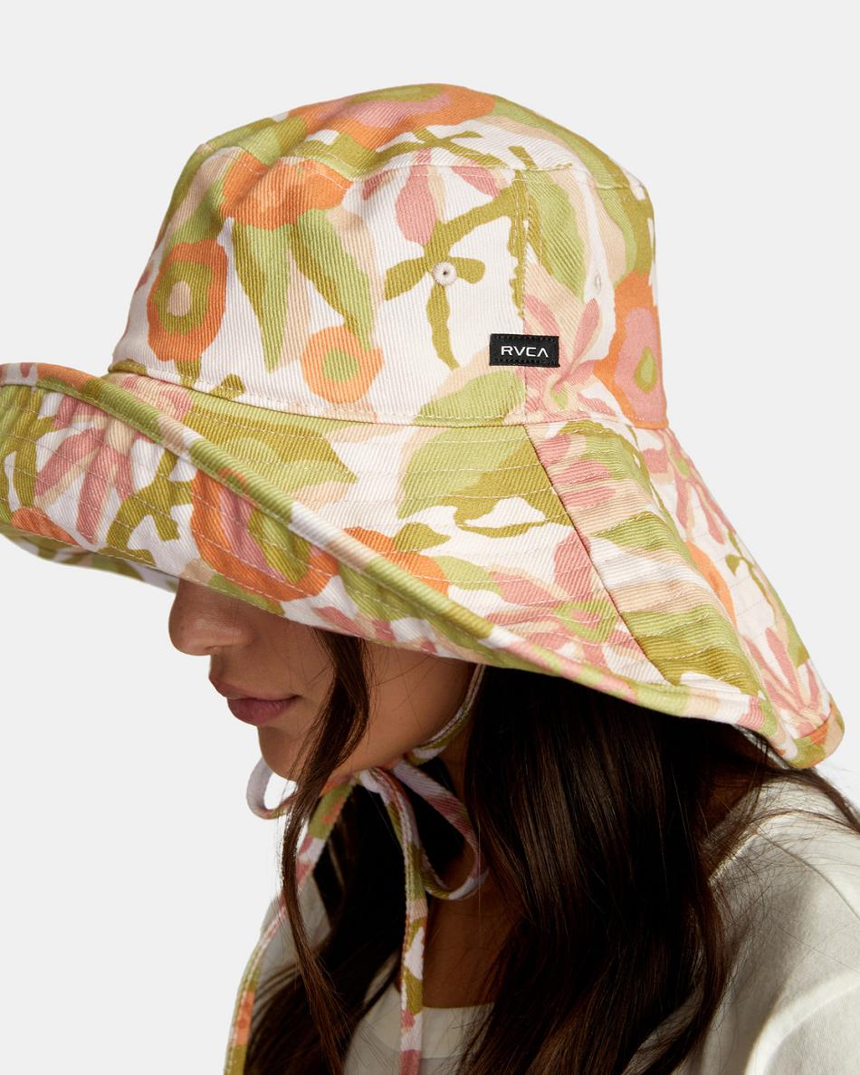 Sombreros Rvca Sunlight Bucket Mujer Blancas | TCOPQ68263