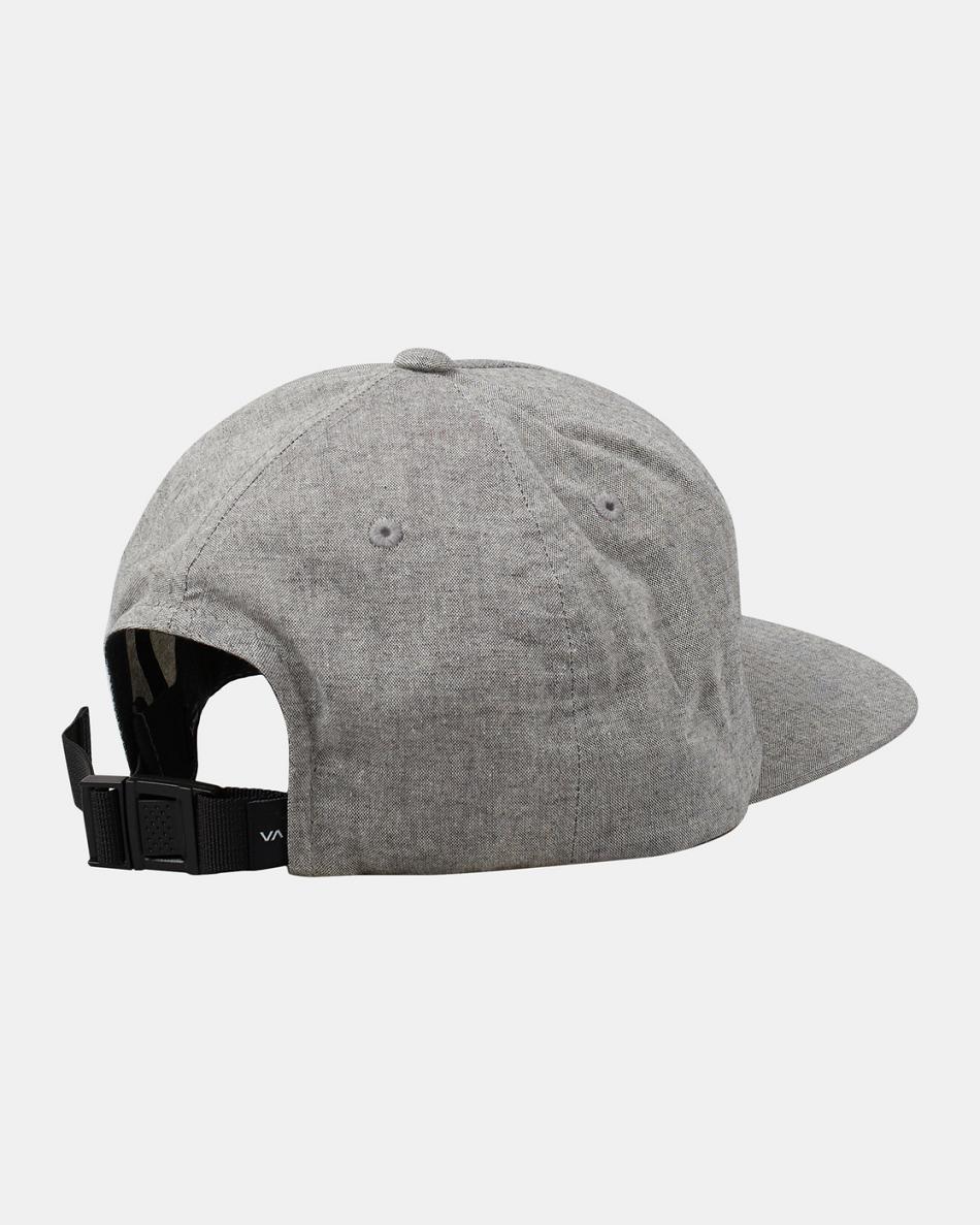 Sombreros Rvca That Do Clipback II Hombre Gris Claro | GCOUC91483