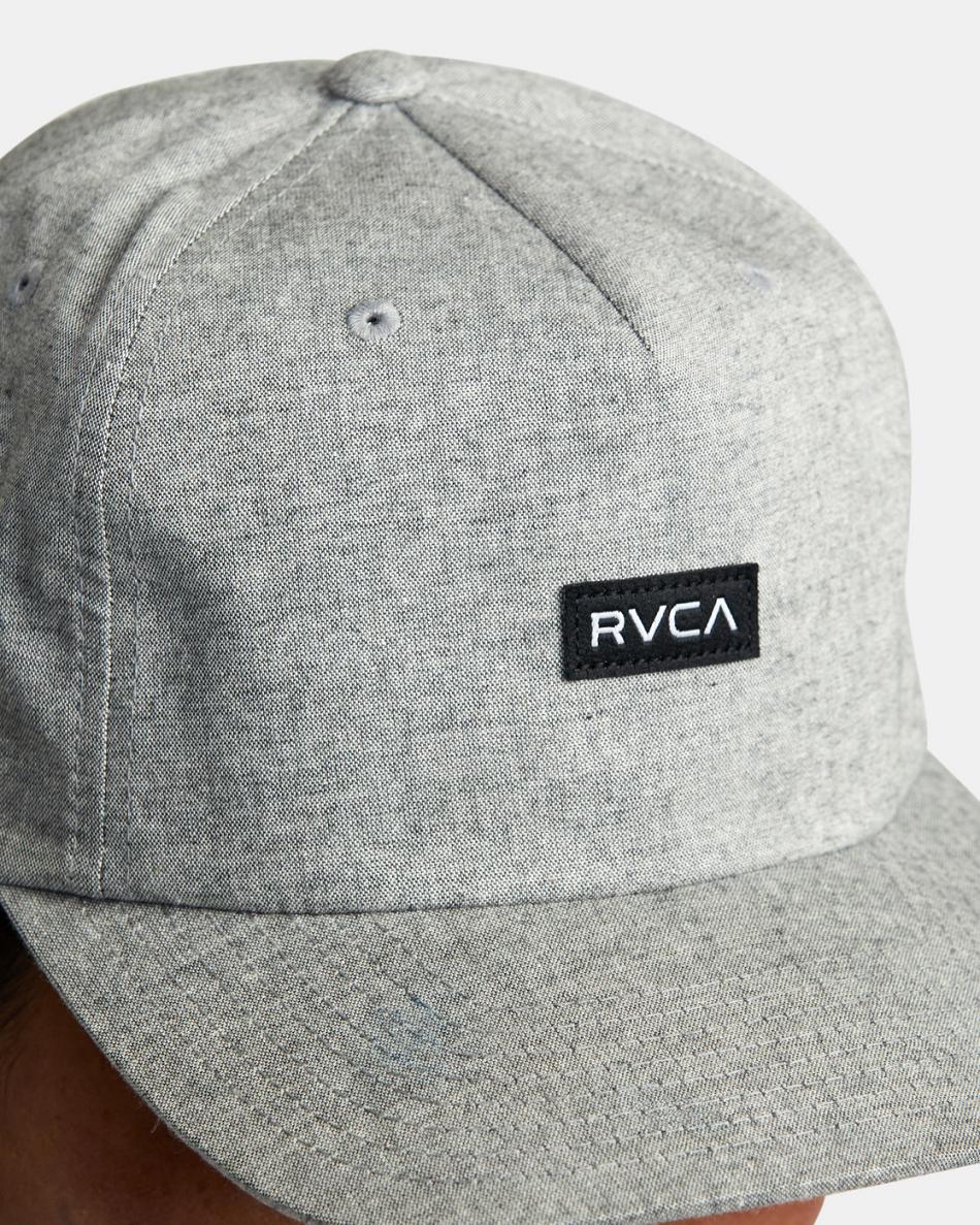 Sombreros Rvca That Do Clipback II Hombre Gris Claro | GCOUC91483