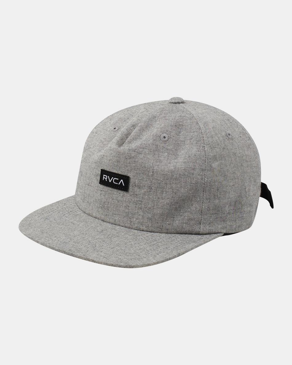 Sombreros Rvca That Do Clipback II Hombre Gris Claro | GCOUC91483