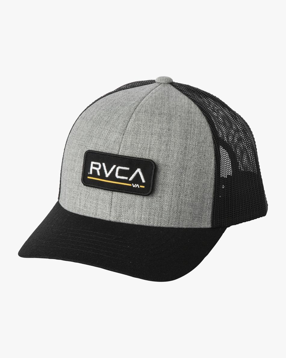 Sombreros Rvca Ticket Trucker III Niño Heather Grey/Black | SCOVO67128