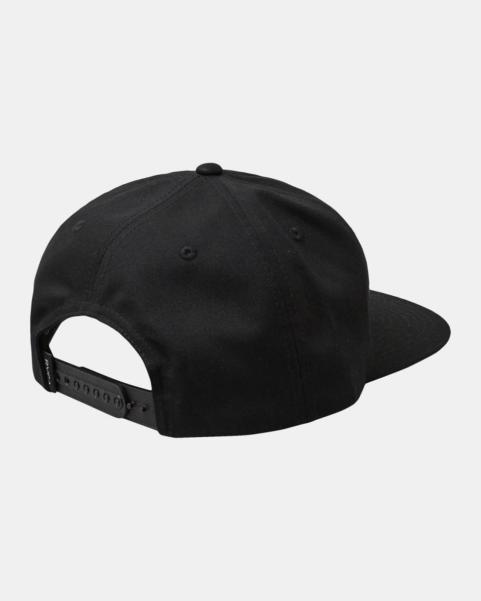 Sombreros Rvca Times Up Snapback Hombre Negras | COXBR34283