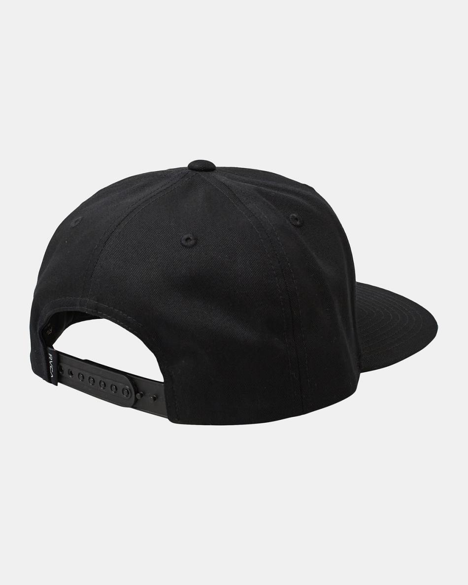 Sombreros Rvca Tract Snapback Hombre Negras | TCOPQ99921