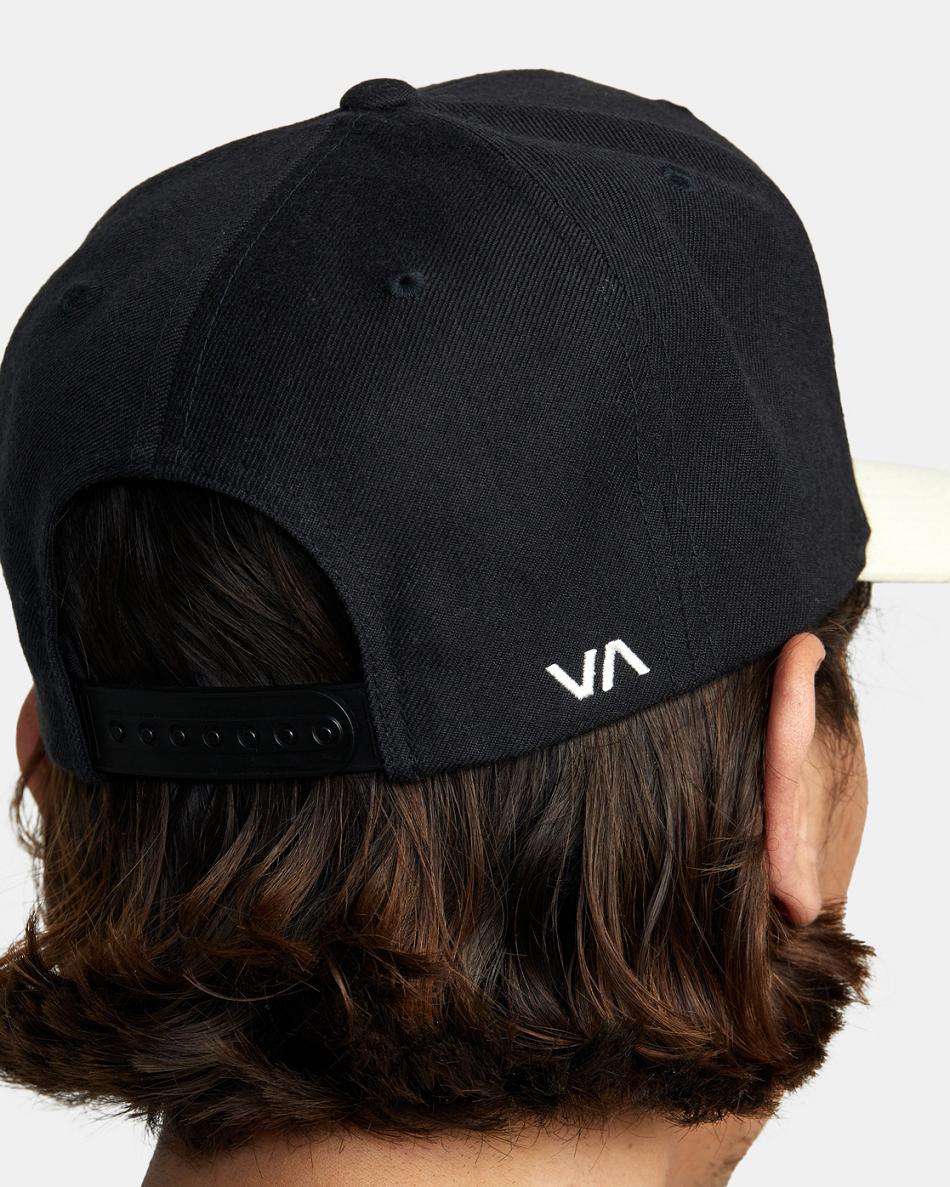 Sombreros Rvca Twill Snapback II Hombre Black/White | UCOTG31468