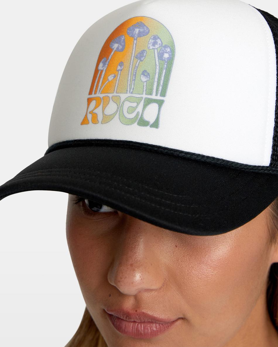 Sombreros Rvca Unphased Trucker Mujer Negras | COEAH38163