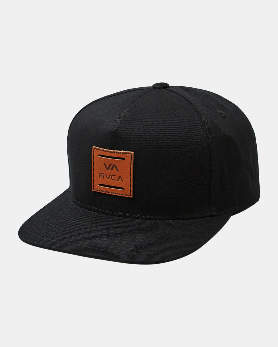 Sombreros Rvca VA All The Way Snapback Hombre Negras | CODYB78209