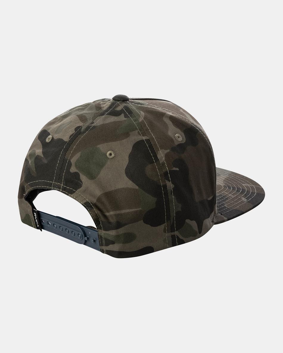 Sombreros Rvca VA All The Way Snapback Hombre Camuflaje | QCOUV93599