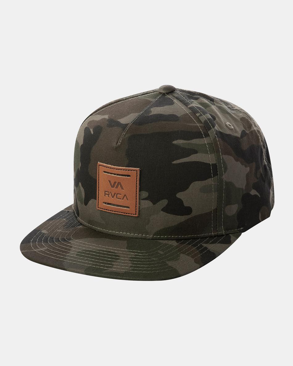 Sombreros Rvca VA All The Way Snapback Hombre Camuflaje | QCOUV93599