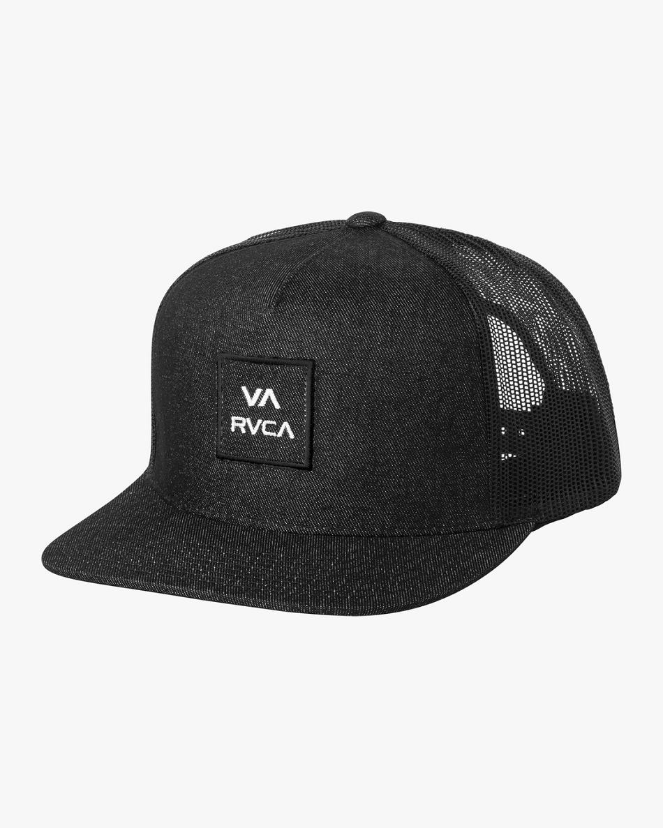 Sombreros Rvca VA All The Way Trucker Hombre Black/White | CODYB74076