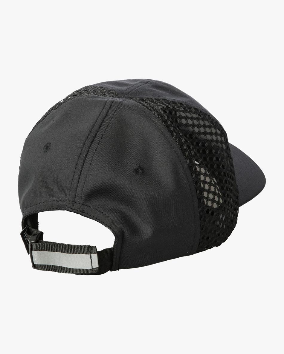 Sombreros Rvca Vent Strapback Hombre Negras | QCOWA11837