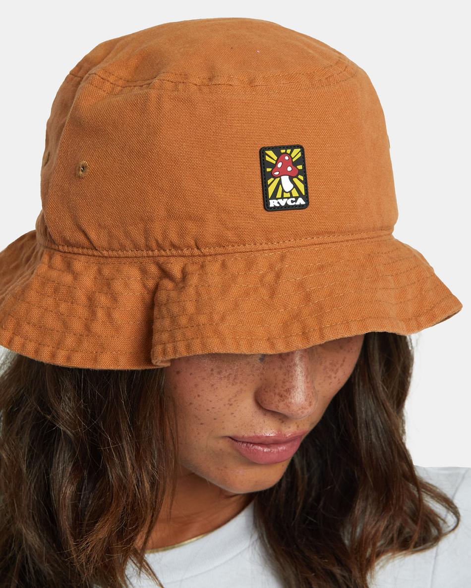 Sombreros Rvca Woke Bucket Mujer Amber | COEGJ99090