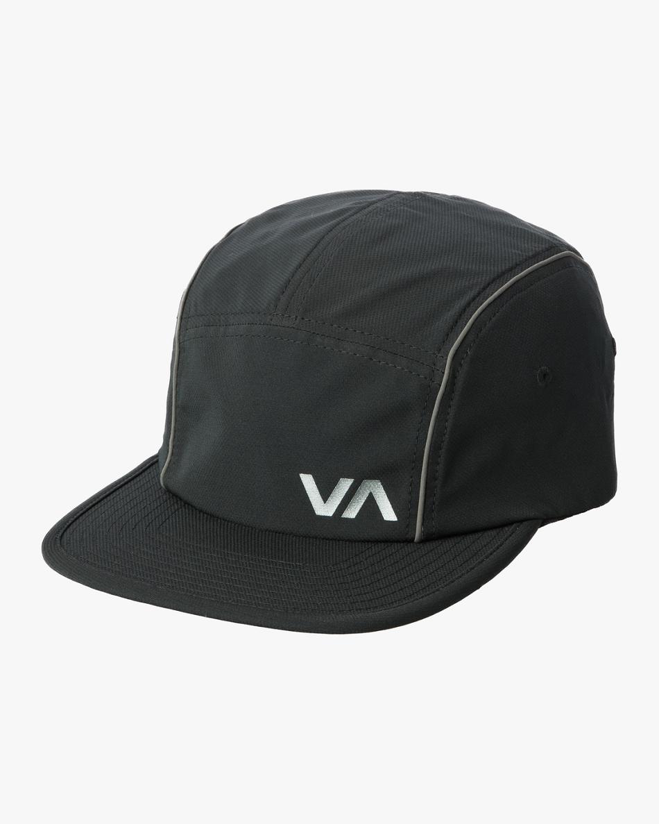 Sombreros Rvca Yogger Strapback Hombre Negras | ZCOMJ49071