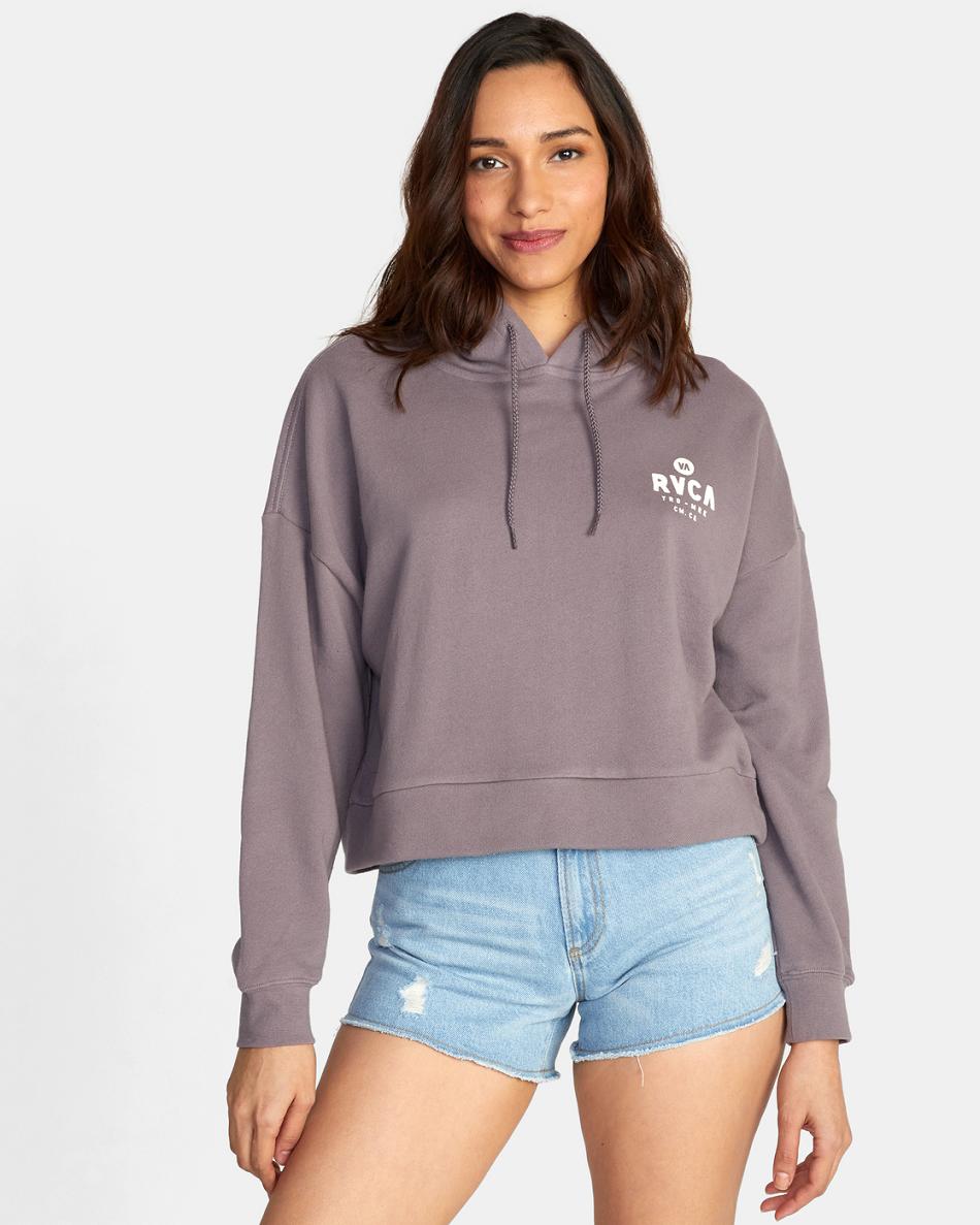 Sudadera Con Capucha Rvca All Day Pullover Mujer Shark | TCOPQ50127