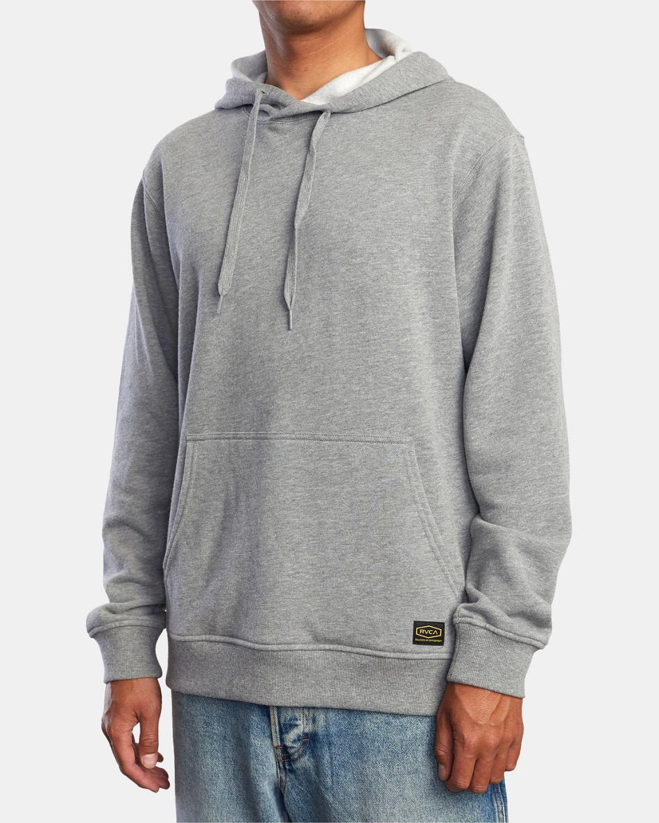 Sudadera Con Capucha Rvca Americana Pullover Hombre Athletic Heather | TCOPQ11918