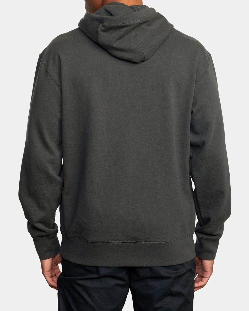 Sudadera Con Capucha Rvca Balance Block Hombre Negras | ACOWC64276