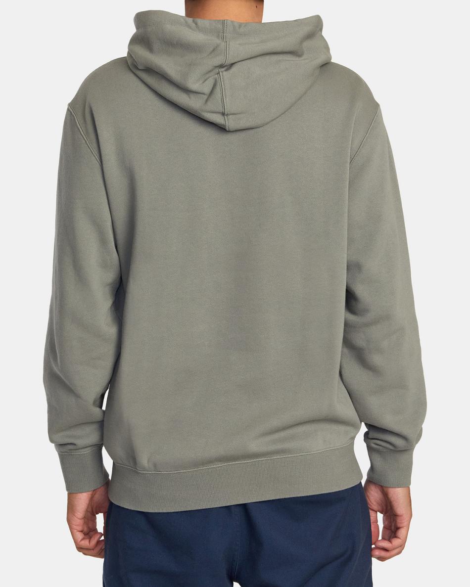 Sudadera Con Capucha Rvca Balance Box Pullover Hombre Aloe | FCOUI22952