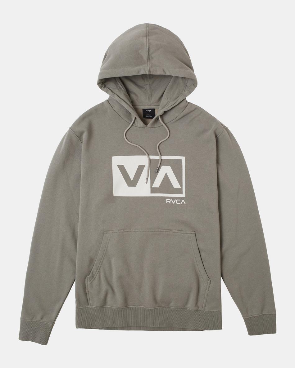 Sudadera Con Capucha Rvca Balance Box Pullover Hombre Aloe | FCOUI22952