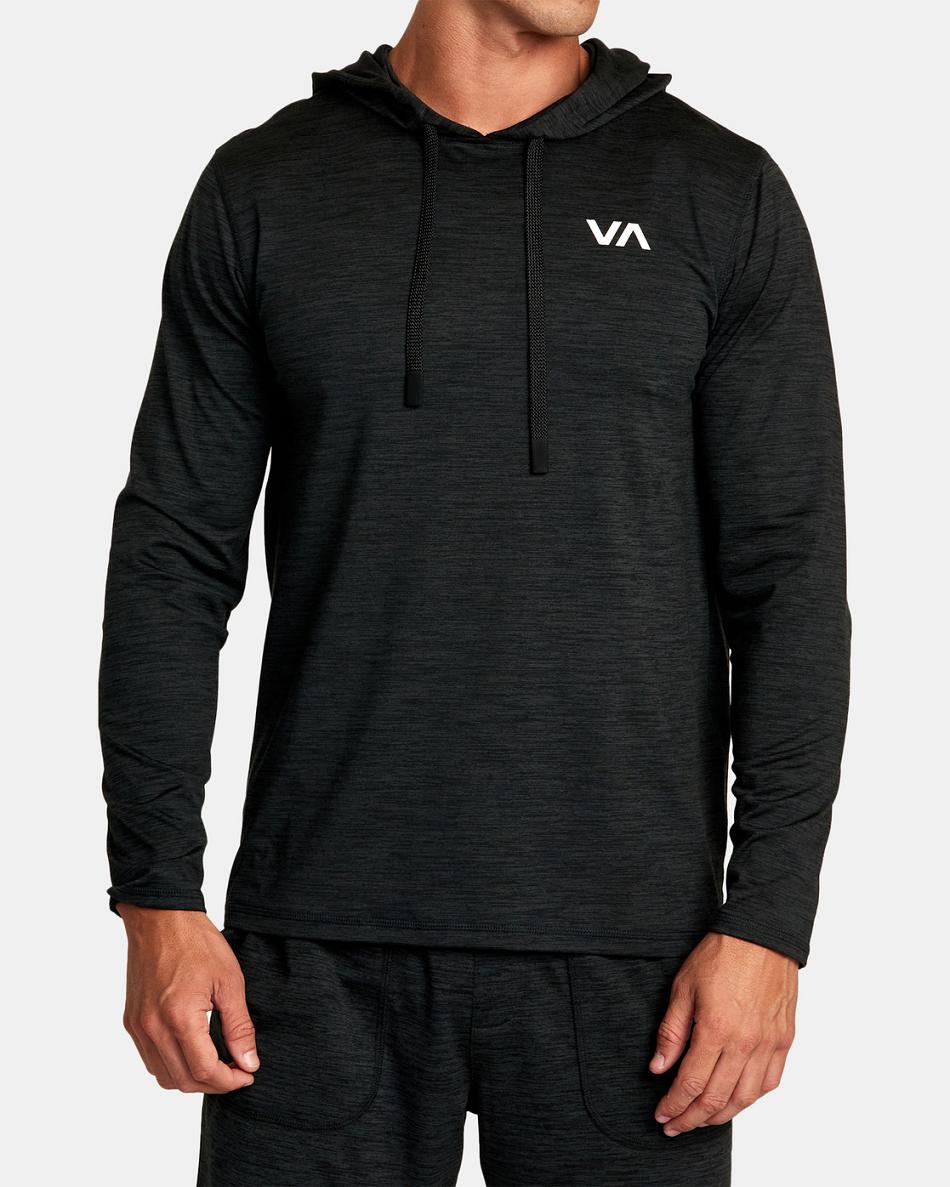 Sudadera Con Capucha Rvca C-Able Pullover Hombre Negras | COCIF59515