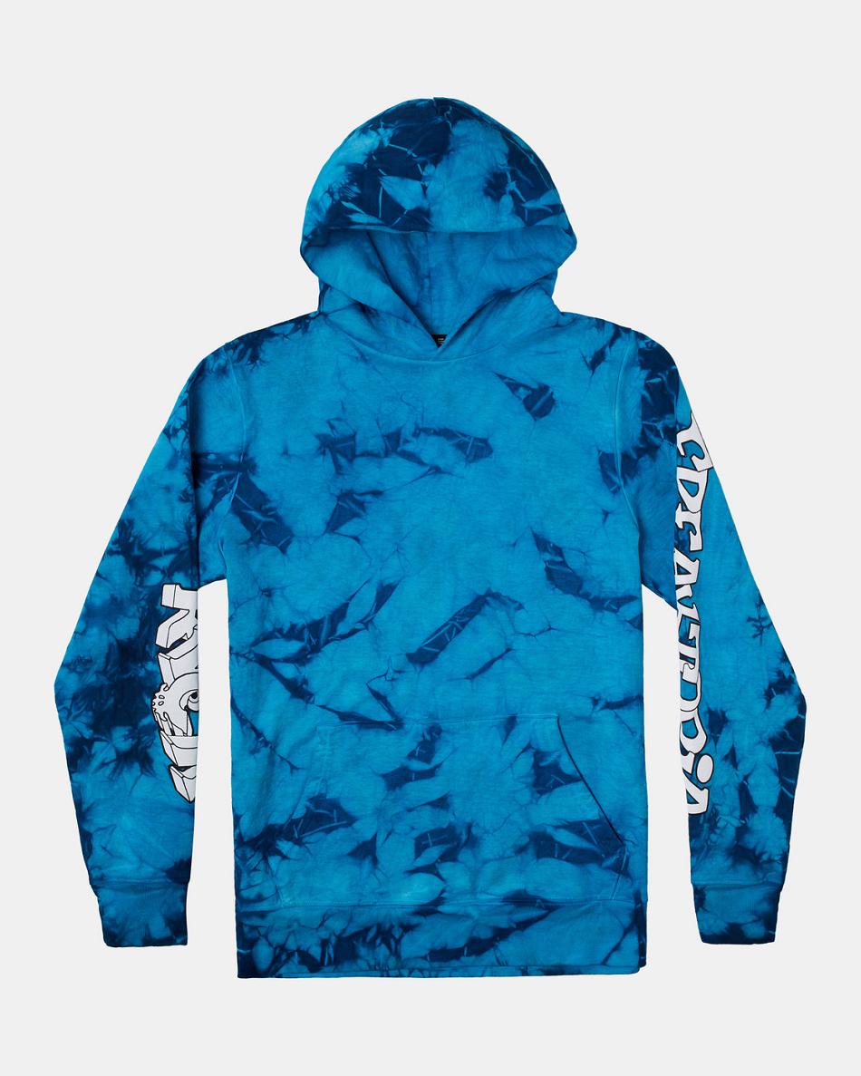 Sudadera Con Capucha Rvca Freaktopia Hombre Tie Dye | CONZX85717