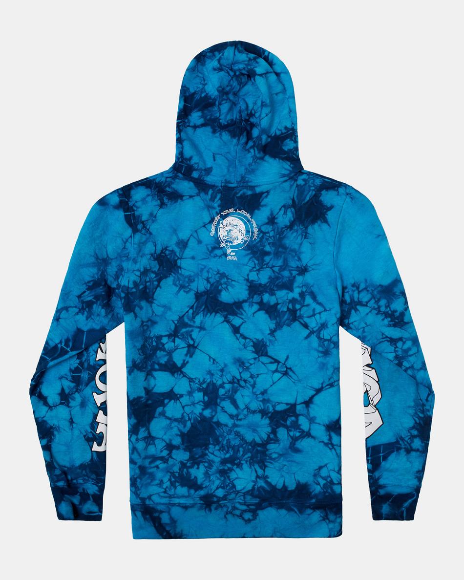 Sudadera Con Capucha Rvca Freaktopia Hombre Tie Dye | CONZX85717