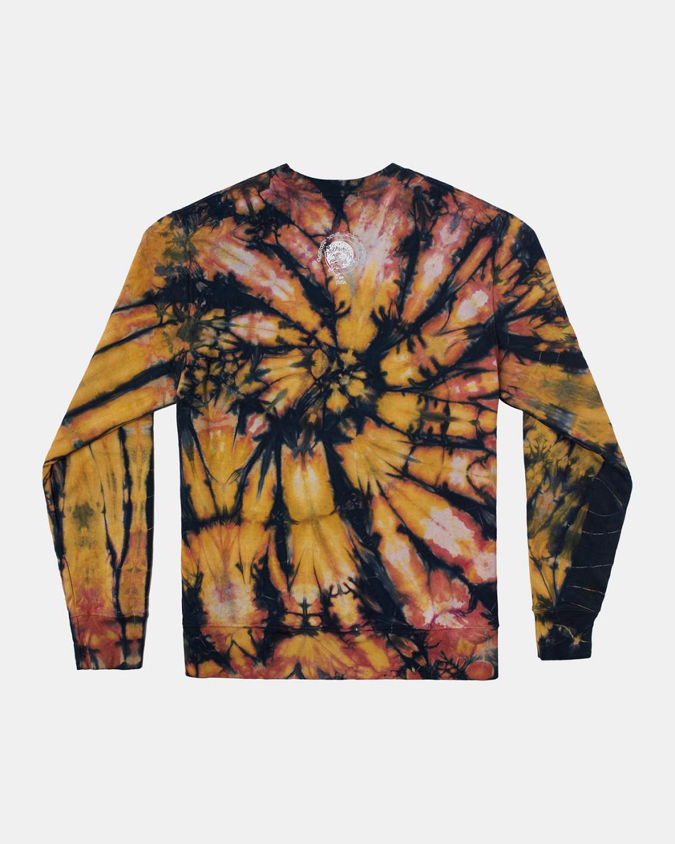 Sudadera Con Capucha Rvca Freaktopia Love Your Mother Mujer Tie Dye | COJKU66064