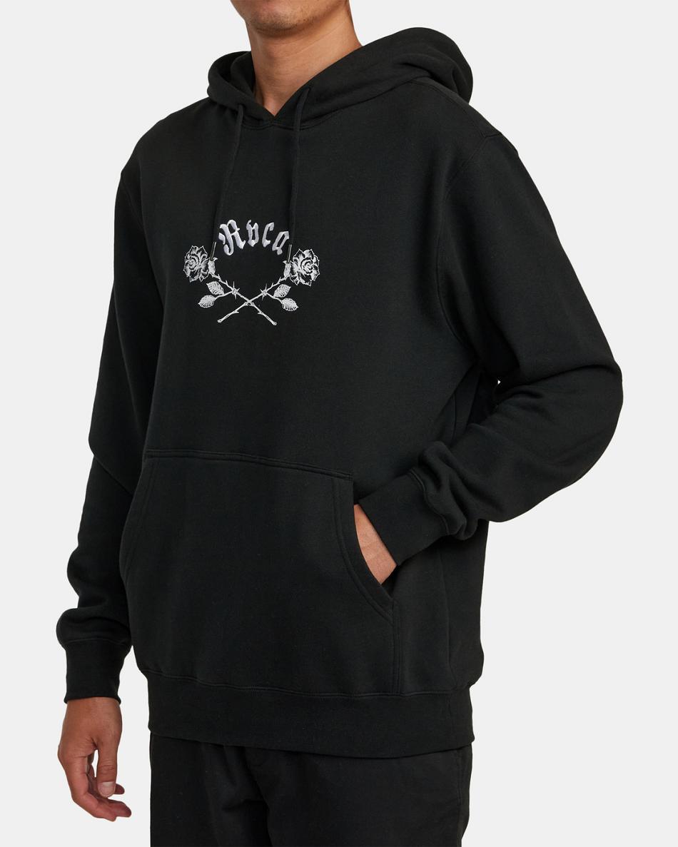 Sudadera Con Capucha Rvca Opposite Skullsie Hombre Negras | ACODF42696