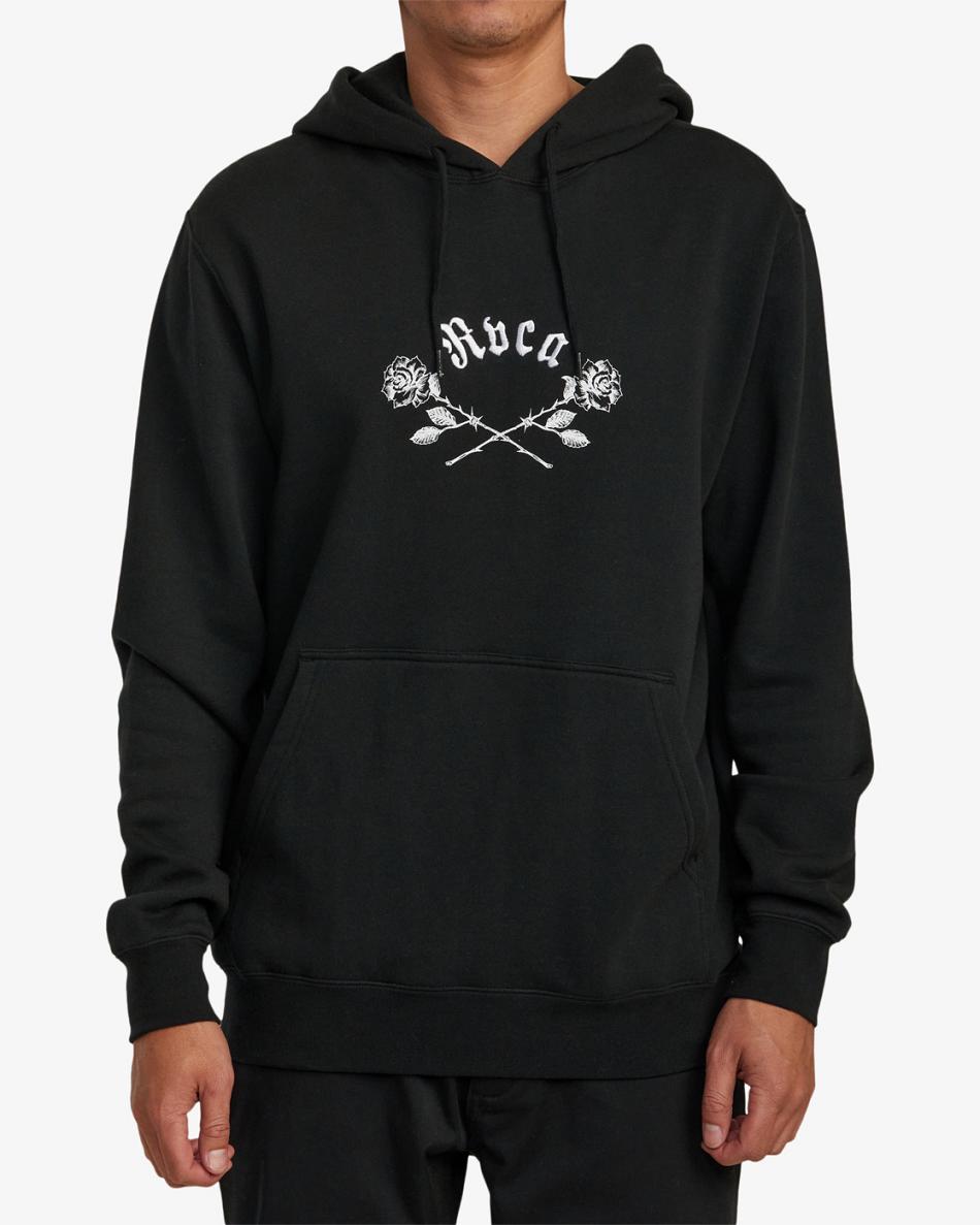 Sudadera Con Capucha Rvca Opposite Skullsie Hombre Negras | ACODF42696