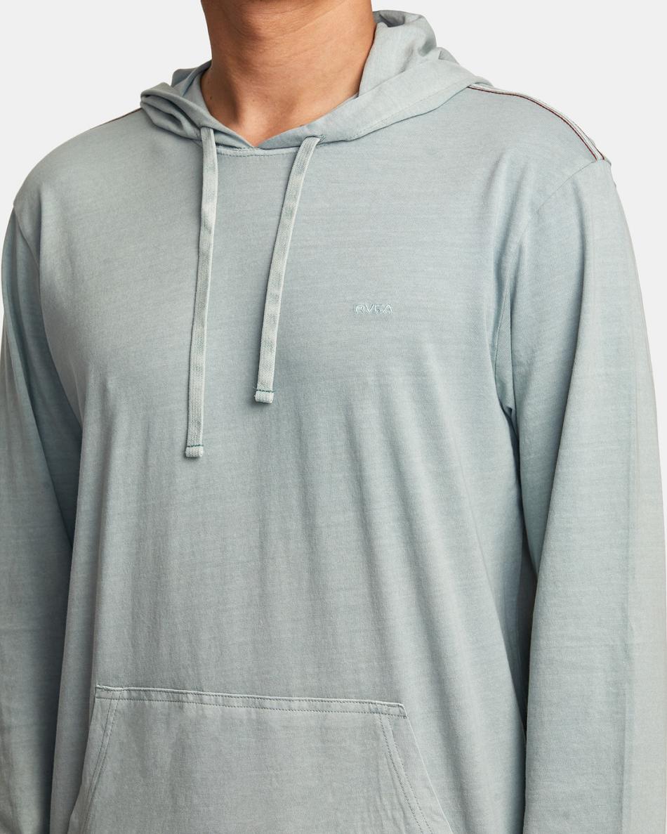 Sudadera Con Capucha Rvca Ptc Pigment Encapuchado Long Sleeve Hombre Iron | YCOVQ36557