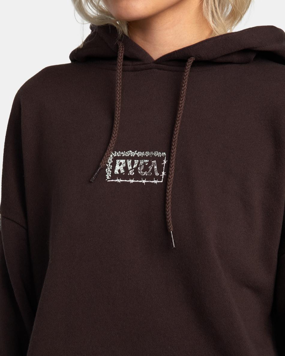 Sudadera Con Capucha Rvca Splitter Mujer Java | COQAV83153