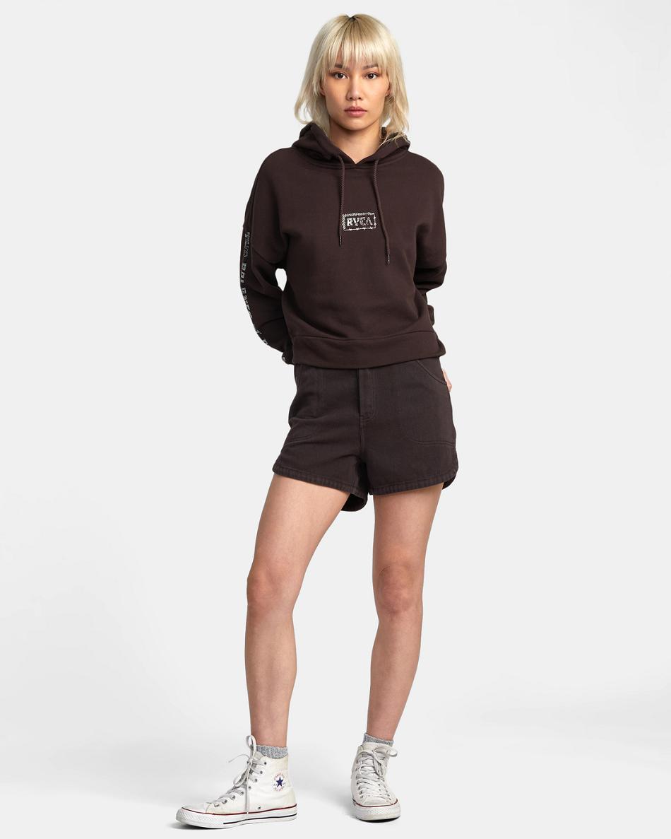 Sudadera Con Capucha Rvca Splitter Mujer Java | COQAV83153