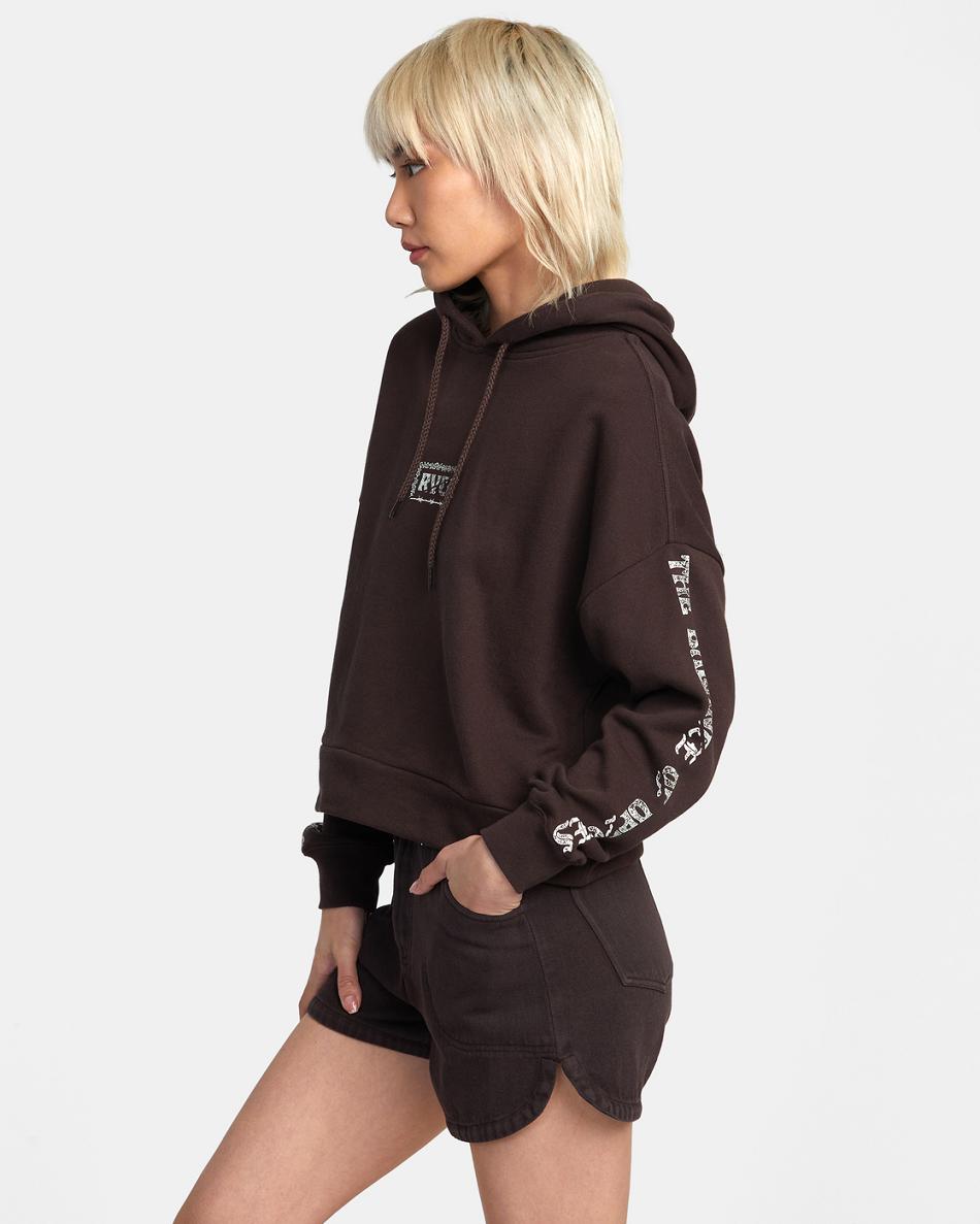 Sudadera Con Capucha Rvca Splitter Mujer Java | COQAV83153