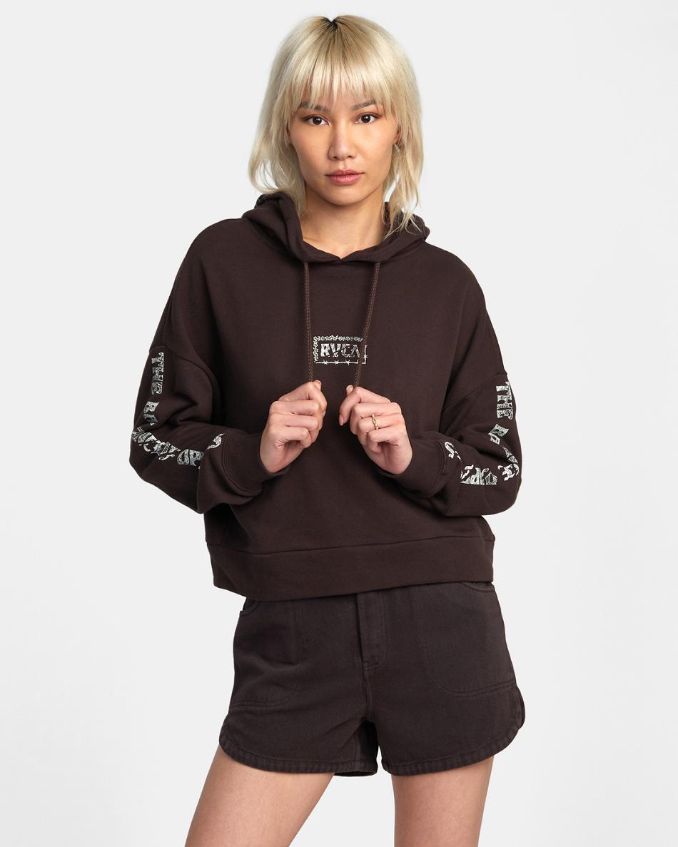 Sudadera Con Capucha Rvca Splitter Mujer Java | COQAV83153