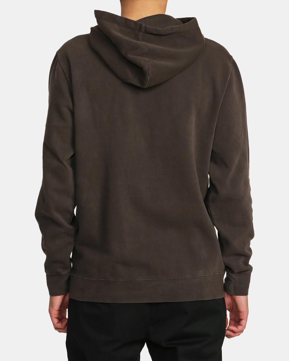 Sudadera Con Capucha Rvca Tonally Pullover Hombre Negras | COXBR78989