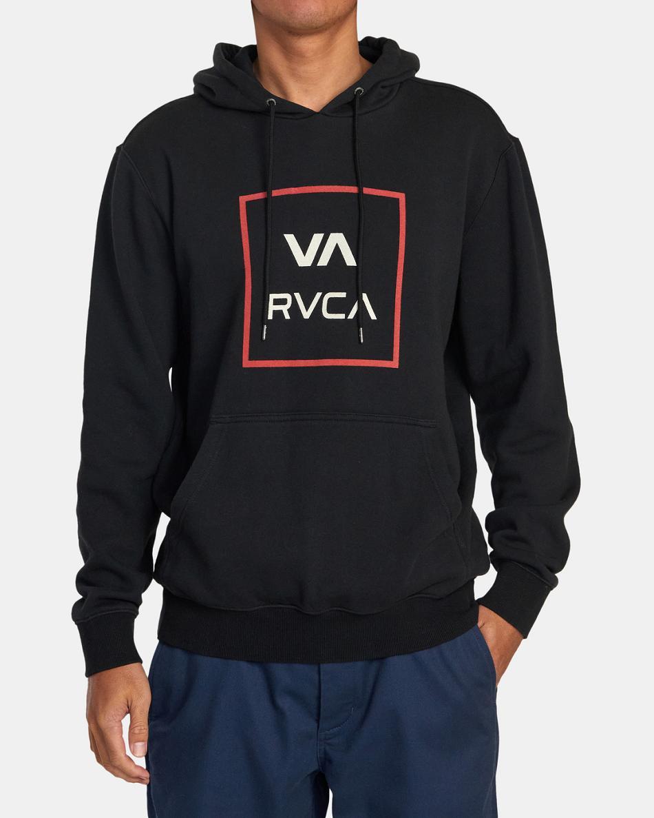 Sudadera Con Capucha Rvca VA All The Way Pullover Hombre Negras | COZDE63184