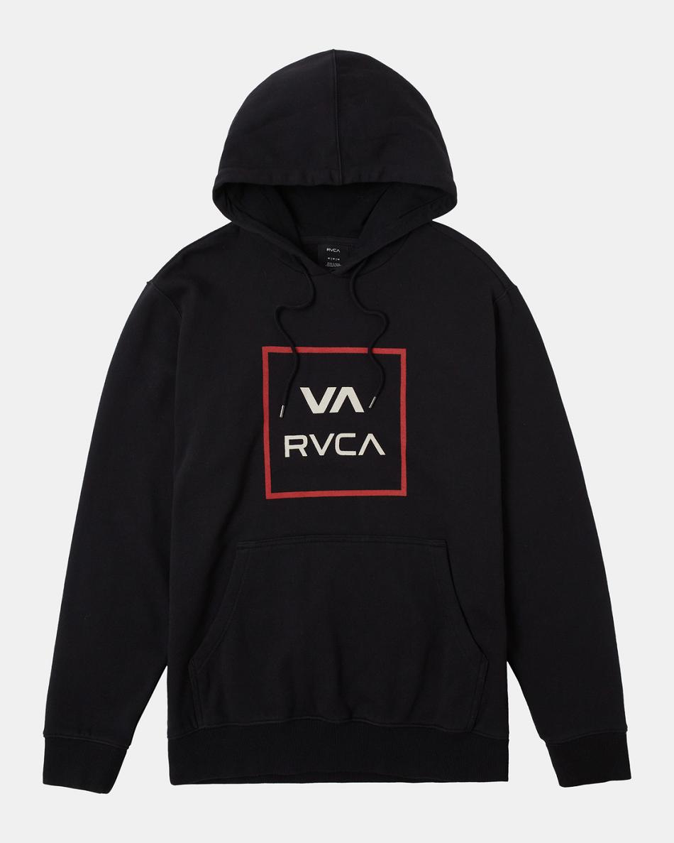 Sudadera Con Capucha Rvca VA All The Way Pullover Hombre Negras | COZDE63184