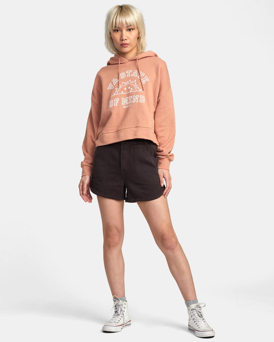 Sudadera Con Capucha Rvca VA State Of Mind Mujer Cork | BCOSD24760