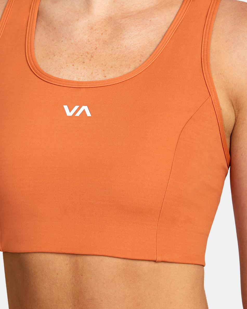 Sujetadores Deportivos Rvca VA Essential Mujer Cocoa | PCOQX18998