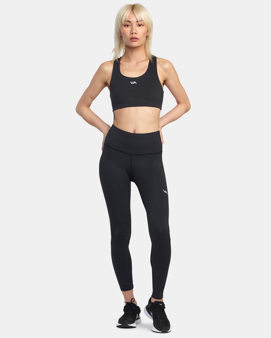 Sujetadores Deportivos Rvca VA Essential Mid Support Mujer Negras | TCOWZ94635