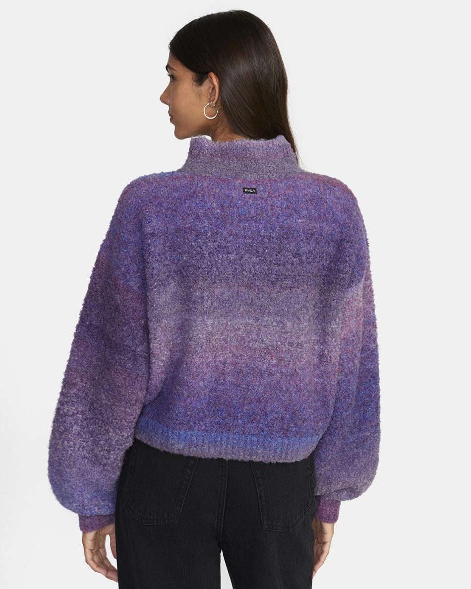 Suéteres Rvca Dream Cycle Turtleneck Mujer Lavanda | TCOPQ55071