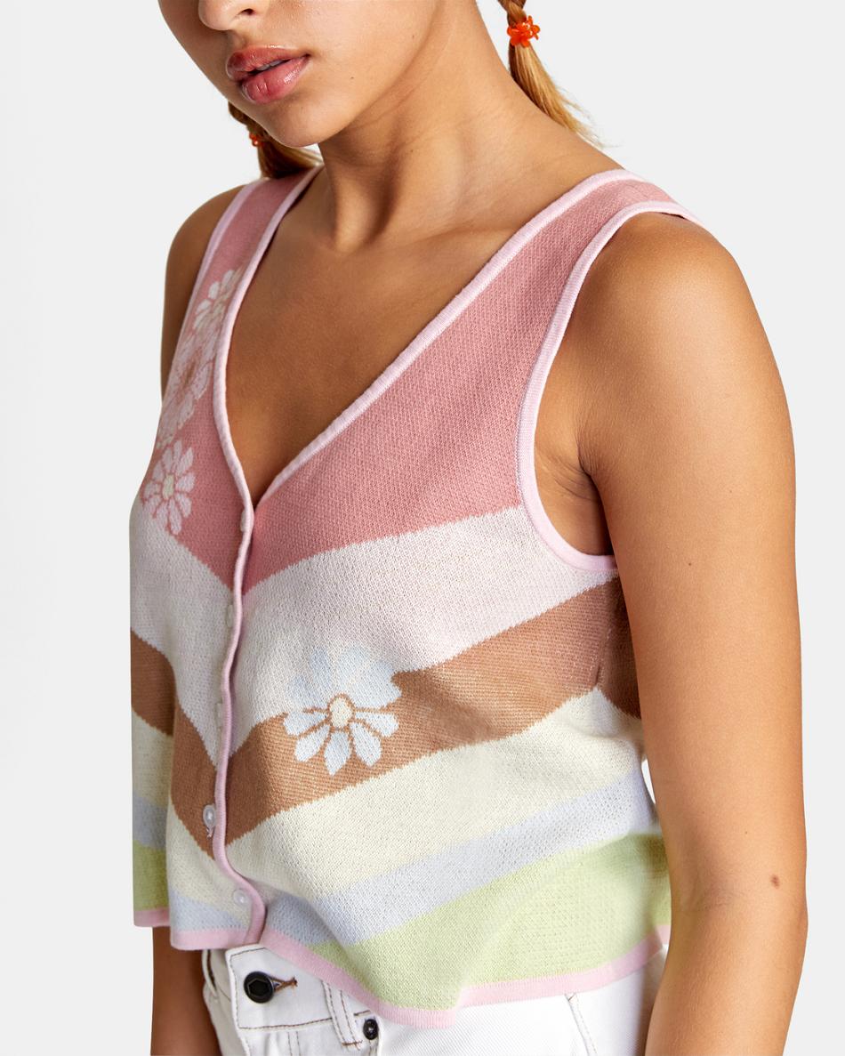 Suéteres Rvca The Trouble Tank Top Mujer Multi | CODFL69992