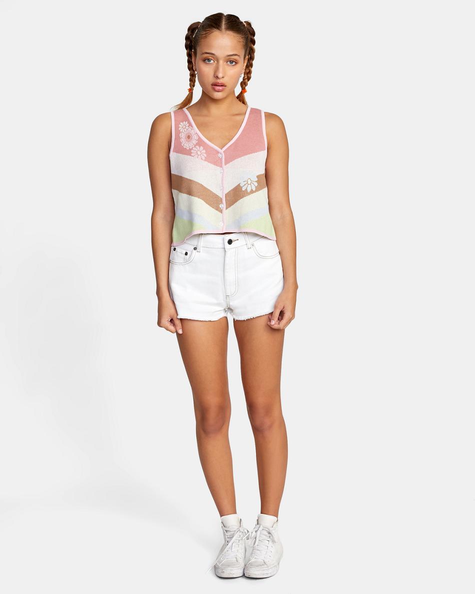 Suéteres Rvca The Trouble Tank Top Mujer Multi | CODFL69992