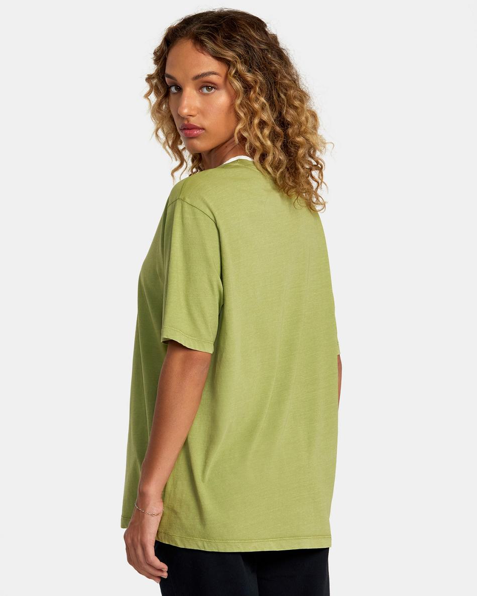 T shirts Rvca PTC Anyday Mujer Fern | PCOER81022